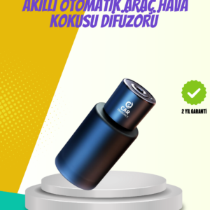 Doğal Difüzyonlu Şarjlı Oto Kokusu Cam Gövdeli