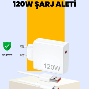 120 Watt Type C Hızlı Şarj Cihazı Oppo Reno 4 5 6 Uyumlu