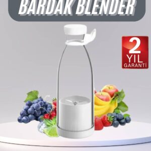 u Geçirmez Kablosuz Şarjlı Dayanıklı Taşınabilir Mini Blender