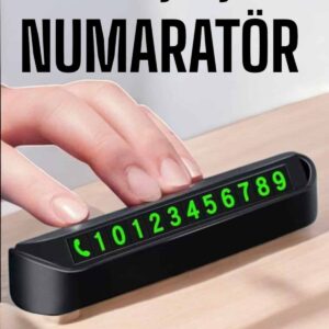Numaralık Araç İçi Araba Araç Park Numaratör Telefon Numarası Yazma
