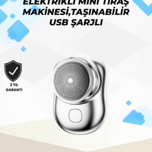 Islak-Kuru Kullanımlı Suya Dayanıklı Mini Tıraş Cihazı