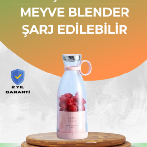 Kompakt ve Şık Tasarımlı Taze Meyve Suyu Hazırlayıcı