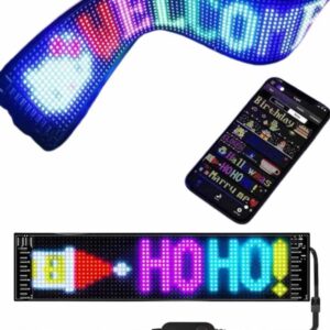 Kumandalı App Kontrollü LED Ekran 16X192 pixel Led Matrix Araç Camı Yazısı