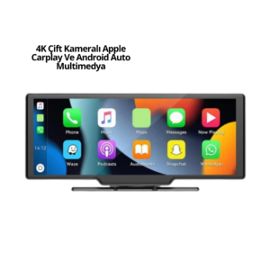 Honda Civic, Jazz, HR-V, CR-V, Nissan Qashqai, Micra, Juke,Uyumlu Kablosuz CarPlay & Android Auto Multimedya – Geri Görüş Kameralı