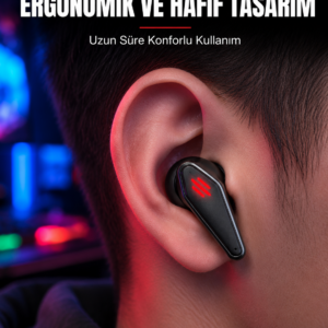 Led Işıklı Kablosuz Kulaklık Ergonomik Tasarım Yeni Nesil