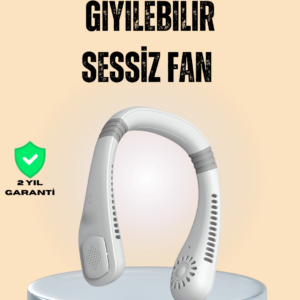 Esnek Silikon Tasarımlı Taşınabilir Kişisel Fan