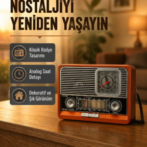Vintage Radyo – Nostaljik Tasarım ve Modern Teknoloji Bir Arada