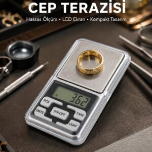 Taşınabilir Dijital Cep Terazisi 5 Ölçüm Birimli
