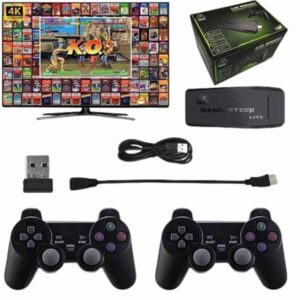 Çift Kollu 2.4g kablosuz Retro 4k Game stick 3500 oyun atari HD Görüntü Kalitesi