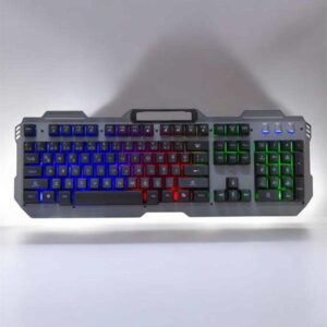 Oyuncu Klavyesi Q Klavye RGB Işıklı Mouse Hediyeli