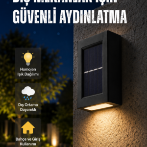 Bahçe ve Balkon İçin Güneş Enerjili Lamba Yeni Nesil