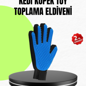 Evcil Hayvan Bakım Eldiveni – Masaj ve Tüy Toplama Özellikli Silikon Eldiven