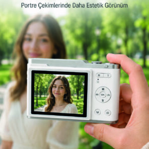 Dijital Kamera 4K Video 48 MP Fotoğraf Çekim Özellikli