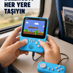 3.5 İnç LCD Ekranlı 666 Oyunlu Taşınabilir Retro Oyun Konsolu
