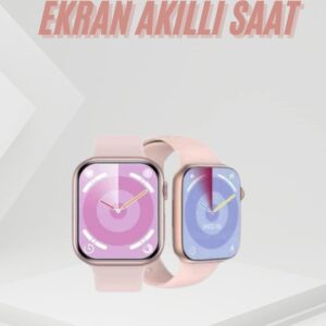 Pembe Akıllı Saat 49mm iOS & Android Uyumlu Arama Özellikli