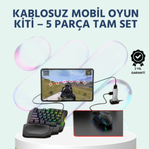 Tak-Çalıştır Mobil Oyun Seti – X8 Pro Teknolojili Klavye Mouse Kombo
