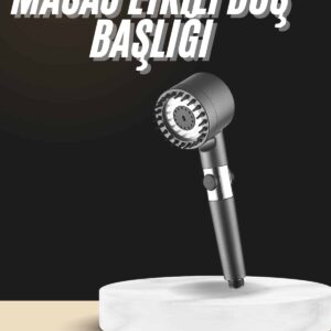 Duş Başlığı Profesyonel Masaj Başlıklı 3 Modlu Yeni Nesil Masaj Uçlu Su Tasarruflu