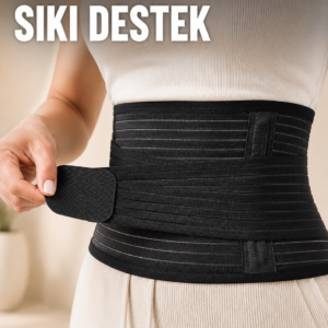 Elastik Bel Destek Korsesi Ayarlanabilir Cırtlı Sıkma Bantlı Bel Kemeri