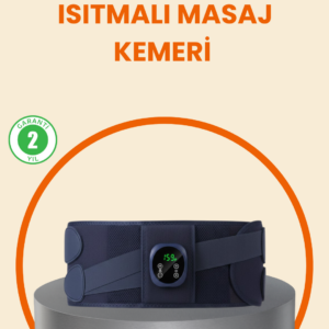 Isıtmalı Masaj Kemeri Dijital Ekranlı Bel Çevresi 100 cm Altı Uyumlu