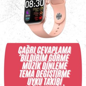 Akıllı Saat Bluetooth Bağlantılı Bluetooth Arama ve Sosyal Medya Bildirim Destekli