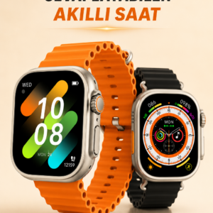 Kablosuz Şarjlı, Çağrı ve Müzik Kontrolü Sağlayan Akıllı Saat