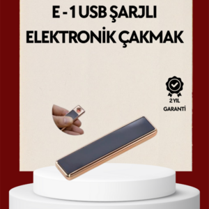 Plazma Ark Teknolojili Elektrikli Çakmak – Dokunmatik, LED Göstergeli, Şarj Edilebilir