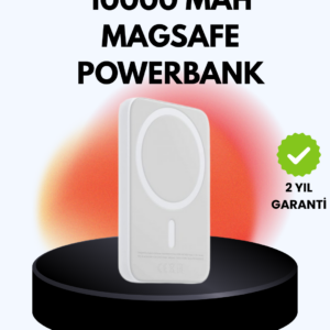 Ultra İnce Manyetik Powerbank Hızlı Şarj, Güçlü Tutuş, 10000 mAh Kapasite