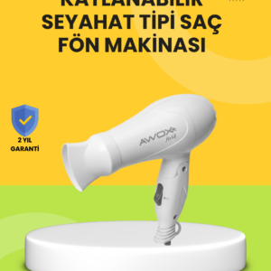 Katlanır Gövdeli Saç Kurutma Makinesi Ev ve Valiz Kullanımı