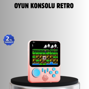Retro Oyun Konsolu – 3.5 İnç Ekran, 666 Klasik Oyun, TV Bağlantılı