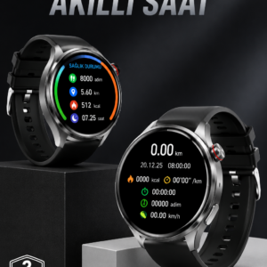 Akıllı Saat Bluetooth Bağlantılı Amoled Ekran Uyku ve Sağlık Takibi