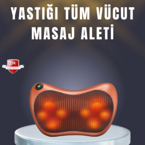 Çok Fonksiyonlu Boyun Bel Sırt Masaj Yastığı Araç İçi Uyumlu