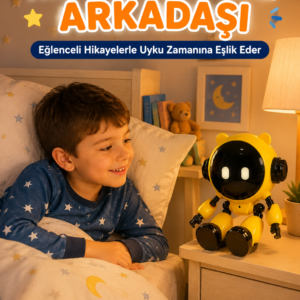 Akıllı Eğitici Çocuk Robotu 40 Dil Destekli Yapay Zeka Wi-Fi Uygulama ve Sesli Sohbet