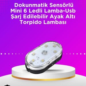 Kablosuz Manyetik Montajlı Araba İçin 7 Renkli Ambiyans Işığı Seti