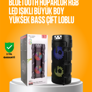 Derin Bass ve Net Tizlerle Üstün Müzik Deneyimi – Modern Kablosuz Bluetooth Hoparlör, Taşınabilir ve Şık
