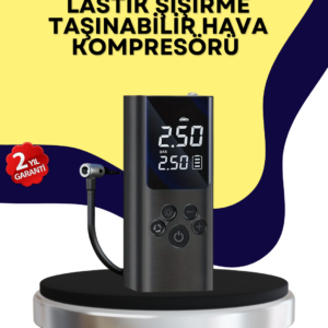 Otomatik Kapanmalı Dijital Lastik Şişirme Pompası