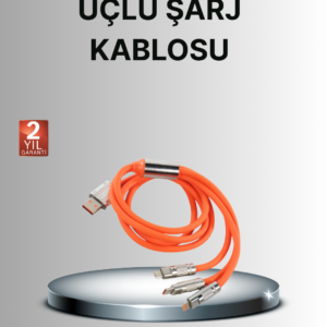 Dayanıklı Hızlı Şarj Kablosu – Esnek, Kırılmaz ve Yüksek Hızlı Veri Aktarım Destekli