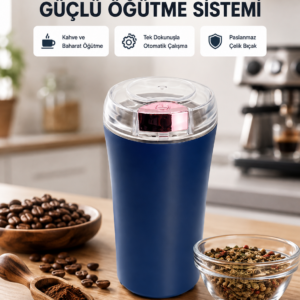 Paslanmaz Çelik Kahve ve Baharat Öğütücü – Otomatik Mekanizma