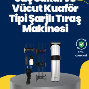 5 Farklı Kesim Tarağıyla Gelen Çok Amaçlı Tıraş Cihazı