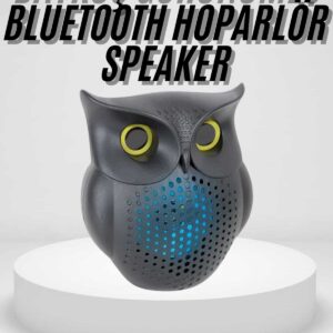 Siyah Bluetooth Hoporlör Baykuş Speaker Bluetooth 5.0 Bağlantılı