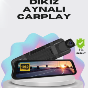 1080P Çift Kameralı Dokunmatik Dikiz Aynası G Sensörlü