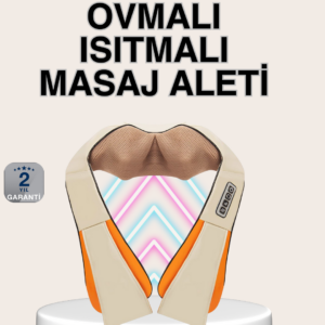 Bel Omuz Boyun Masaj Aleti Ovmalı Isıtmalı Kas Yorgunluğu Giderici