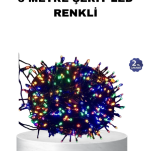 50 Ampullü 5 Metre LED Işık – 8 Modlu, Enerji Tasarruflu Dekoratif Aydınlatma