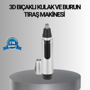 Kişisel Burun ve Kulak Tıraş Makinesi 3D Kavisli Bıçak ve Kompakt Tasarım