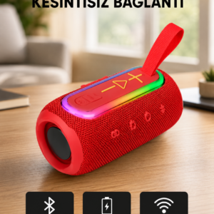 Yeni Nesil Bluetooth 5.1 Hoparlör – Güçlü Ses, Hızlı Bağlantı, Uzun Pil Ömrü