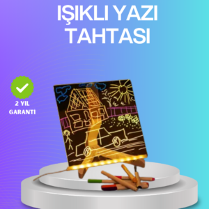 Çocuklar ve Yetişkinler İçin USB LED Işıklı Çizim Panosu