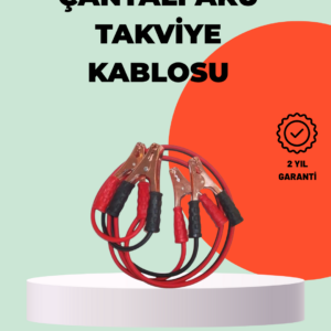 1200A Takviye Kablosu Araç Acil Yardım 2 Metre Güçlü Maşa