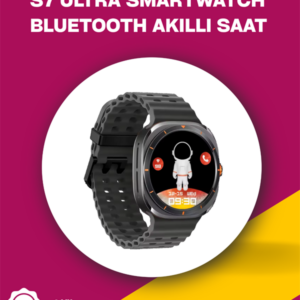 Mikrofon ve Hoparlörlü Akıllı Saat | Takvim, Titreşim, Kronometre Özellikli