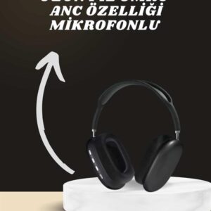 Kulak Üstü Kulaklık Pro9 ve Yeni Nesil Akıllı Saat Android ve İOS Uyumlu ANC Özelliği