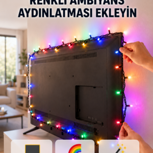 8 Modlu LED Işık Zinciri İç Mekan Dekoratif Aydınlatma Yeni Nesil