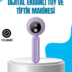 Şarjlı Tiftik Temizleme Makinesi Kablosuz Pratik Kullanım